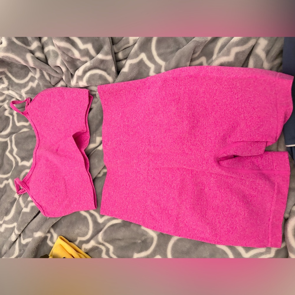 Pink Women's Knit Sweater Top